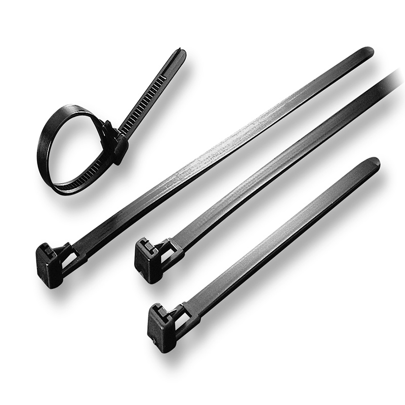 凯士士 尼龙66活用式扎线带，黑色，100根/包，HV-125BK HV-125BK