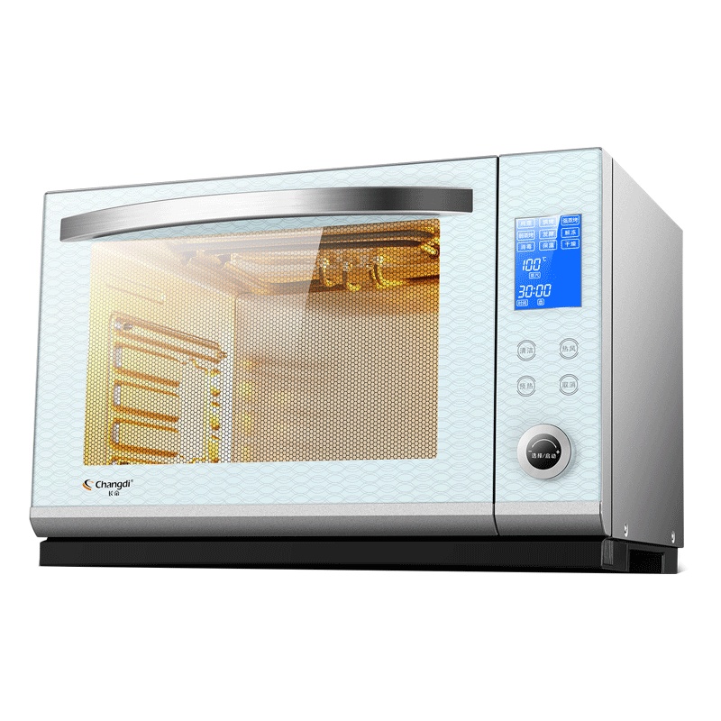 长帝(Changdi) 电烤箱 ZCV30A 28L 双层密封玻璃门 热风循环 不锈钢内胆 蒸烤合一 电烤炉