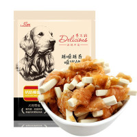 路斯宠物狗零食手工坊钙奶棒缠肉200g