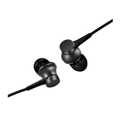 小米（MI）活塞耳机 清新版 入耳式 线控带麦有线耳机 黑色