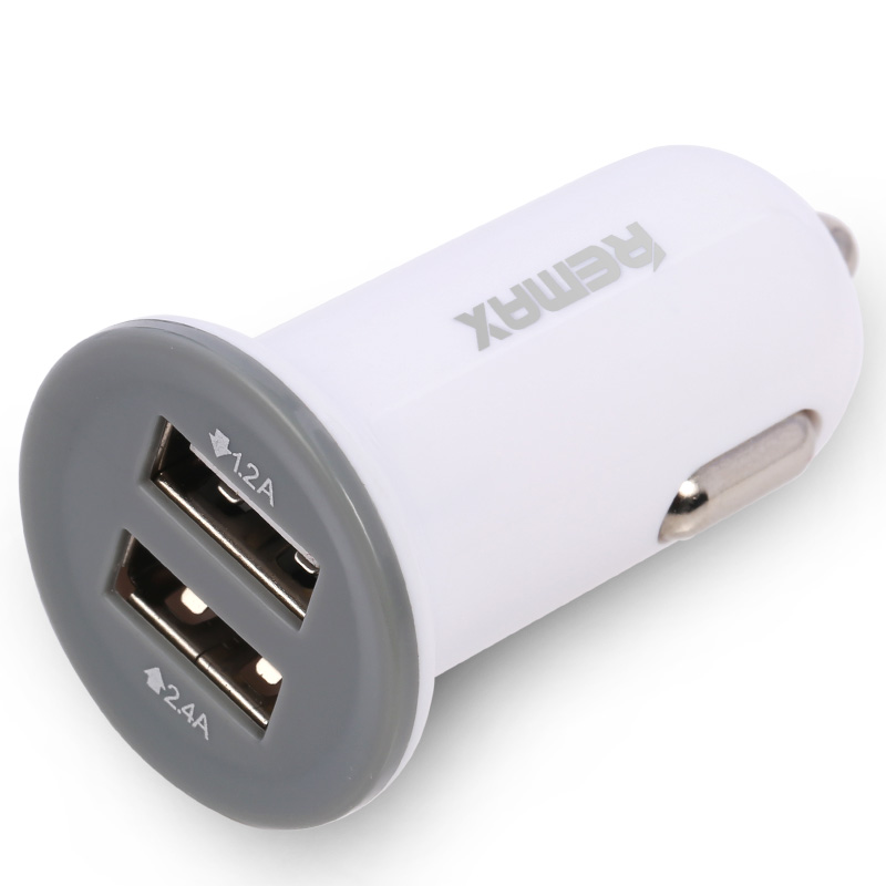 睿量Remax 车载充电器车充 汽车点烟器充电器一拖二 通用型双USB汽车充