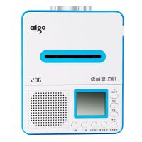 爱国者(aigo) 语音复读机V36 磁带U盘TF卡MP3 播放 录音机 蓝色