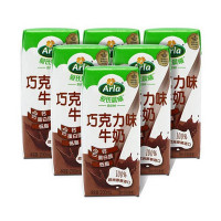 Arla爱氏晨曦巧克力风味牛奶200ml*6 随享装 丹麦进口