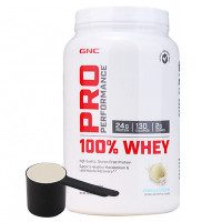 GNC/健安喜 乳清蛋白粉(香草味)850g/桶 香草口味 苏宁自营 正品保障