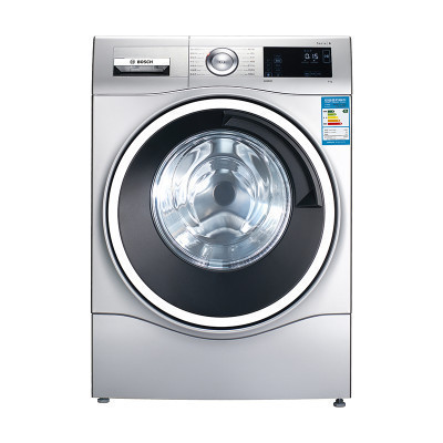 博世(BOSCH) QG90-WAU285680W 9公斤 变频除菌 婴幼洗 触摸屏 筒清洁程序 滚筒洗衣机(银色)