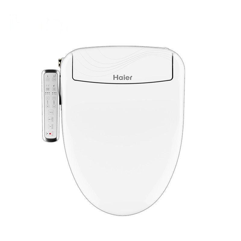 海尔(Haier)卫玺即热式抗菌洁身器V-235JK智能马桶盖 妇洗臀洗儿童清洗 喷嘴自洁可拆洗 脲醛盖板 着座感应