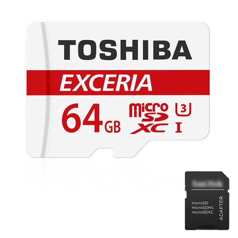 [赠读卡器/SD卡套]东芝(TOSHIBA)TF卡 64GB 90MB/s手机存储卡