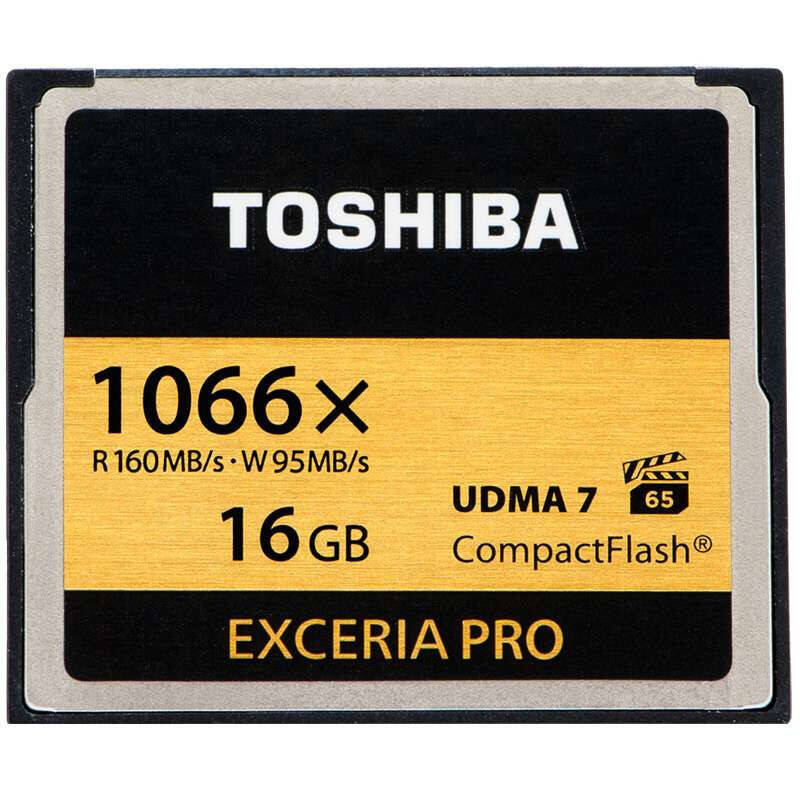东芝(TOSHIBA)CF卡 16GB 1066X读160MB/s写95MB/s单反相机存储卡