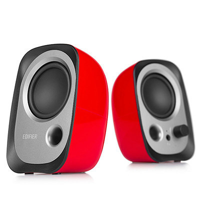 漫步者(EDIFIER)R12U 台式电脑音响小音箱迷你笔记本2.0USB低音炮 红色