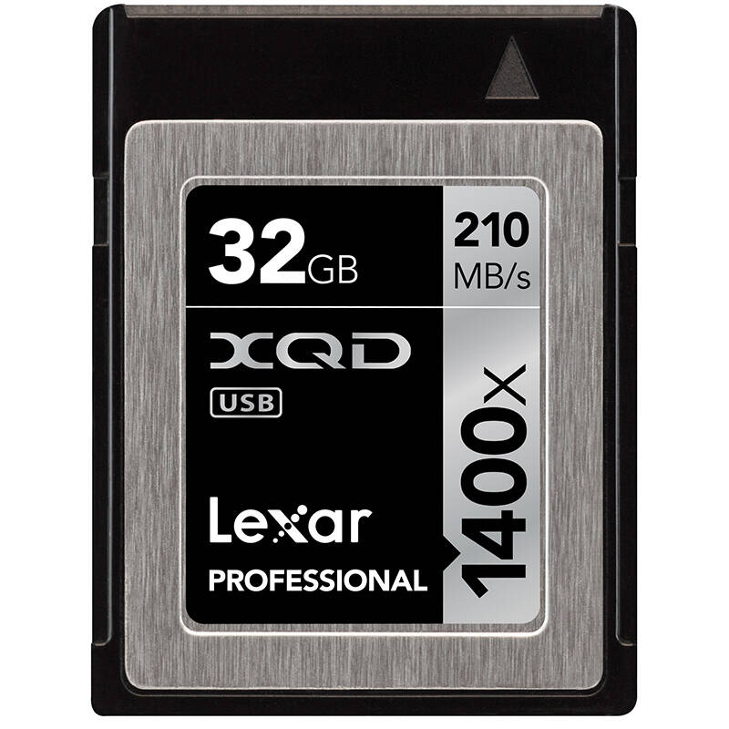 雷克沙(Lexar)XQD2.0存储卡 32GB 尼康/索尼相机专用卡 读210MB/s写80MB/s