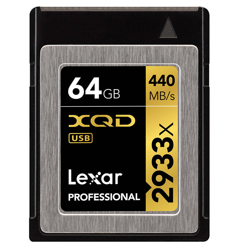 雷克沙(Lexar)XQD2.0存储卡 64GB 尼康D4/D4S/D5相机专用卡 读440MB/s写390MB/s