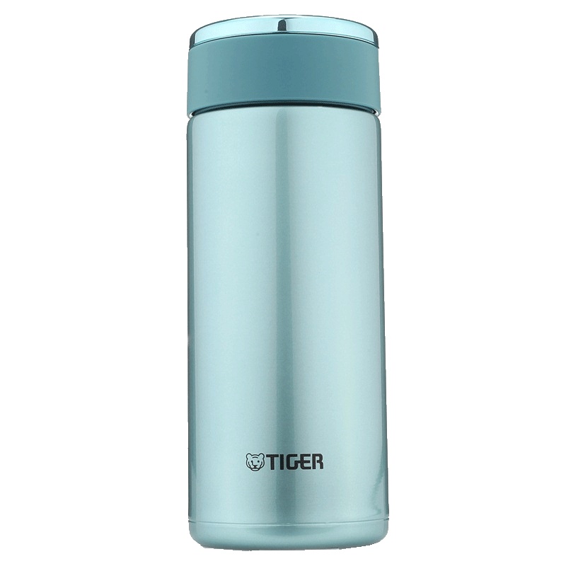 虎牌(tiger)保温杯MMW-A36C 水杯杯子超轻保冷杯 304不锈钢时尚男女真空杯 360ml 高光银蓝AM