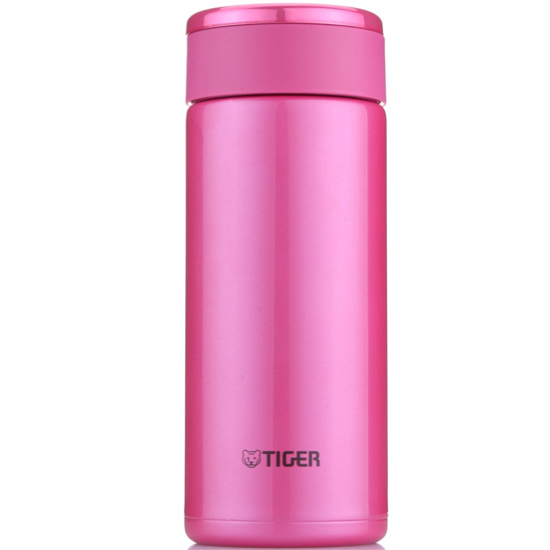 虎牌(tiger)保温杯MMW-A36C 水杯杯子超轻保冷杯不锈钢时尚男女真空杯 360ml 高光银红PR