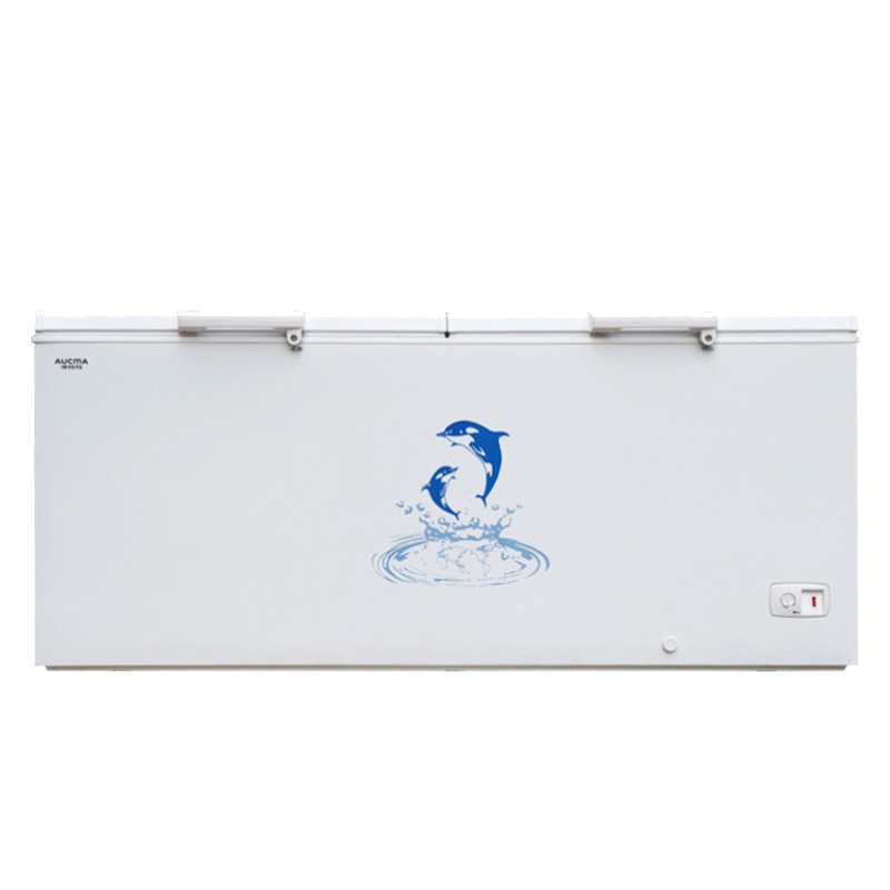 柯玛(Aucma) BC/BD-606H 606升 商用卧式冰柜 单温 冷藏冷冻切换 大冷冻力 顶开门 大冷柜