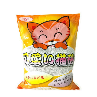 宝尼(BAONI)可爱的膨润土球状猫砂 5KG 结团猫砂