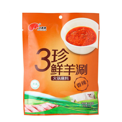 小尾羊 3珍鲜羊涮 香辣火锅蘸料 100g/袋