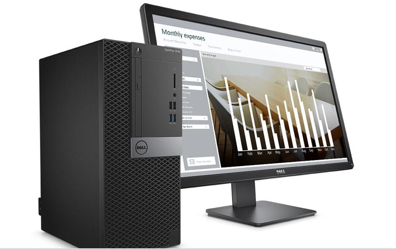 戴尔（Dell）Optiplex 3046 i5-6500 4G 1TB W7 3年保 E2016HL网络同传