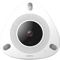 360智能摄像机 看店宝 D688 高清红外夜视 wifi网络摄像机 全景远程监控 看家看店智能报警 哑白