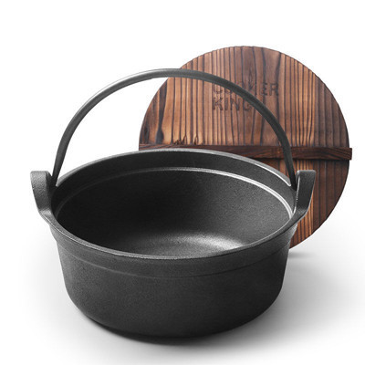 炊大皇(COOKER KING) 汤锅 T22ATQ7 铁器世家七号 (手提汤锅 大)22cm