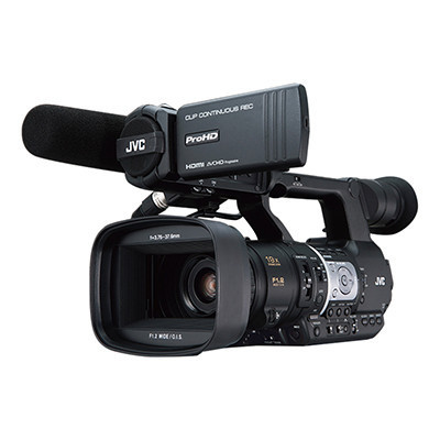 杰伟世(JVC )JY-HM360 标配套餐 专业高清 手持式 数码摄像机摄录一体机 黑色400万有效像素 3英寸显示屏