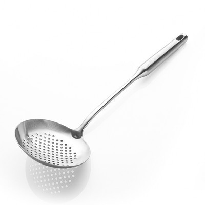 炊大皇(COOKER KING)勺子 WG44013 不锈钢漏勺汤勺一体成型挂钩不烫手厨房餐具28cm