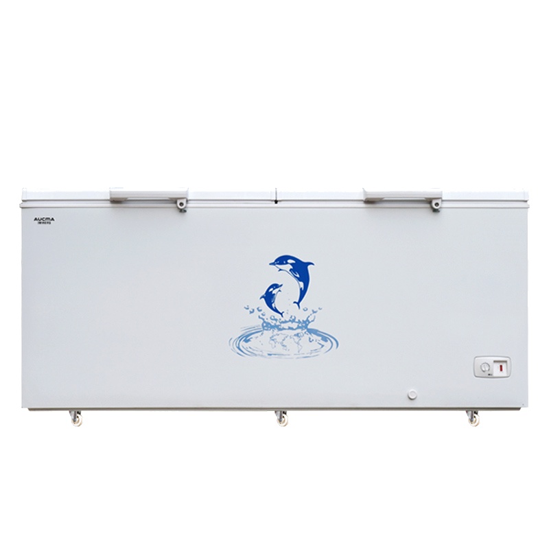 澳柯玛(Aucma)630升顶开门单温冷柜大冰柜商用大容量单温冷藏冷冻切换双开门卧式冷柜BC/BD-630