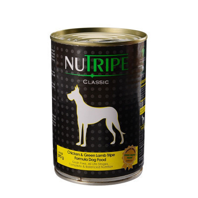 纽萃宝(NUTRIPE)狗罐头390g 鸡肉&鲜草羊肚配方犬罐头新西兰原装进口(含青口贝萃取物)