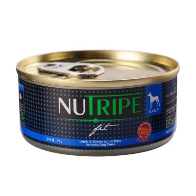 纽萃宝(NUTRIPE)狗罐头95g 活力Q10羊肉&鲜草羊肚配方犬罐头 新西兰原装进口