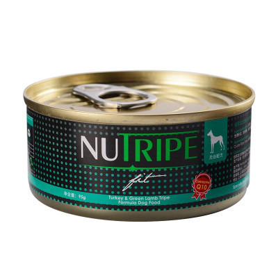 纽萃宝(NUTRIPE)狗罐头95g 活力Q10火鸡&鲜草羊肚配方犬罐头 新西兰原装进口