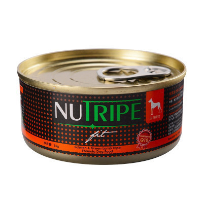 纽萃宝(NUTRIPE)狗罐头95g 活力 Q10三文鱼&鲜草羊肚配方犬罐头 新西兰原装进口