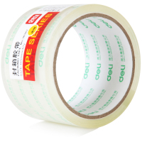 得力(deli)30367超市封箱胶带60mmX40yX50um(10卷/套)(单位:卷)