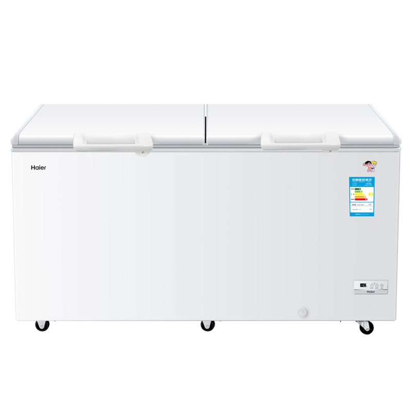 海尔(Haier)BC/BD-427HEF 427升 商用冰箱 卧式大冷冻柜 电脑控温 冷藏冷冻转换柜变温冷柜 健康家电