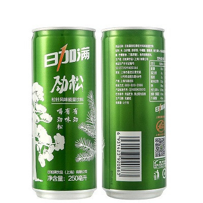 日加满劲松松针风味能量饮料250ml*24瓶(整箱)