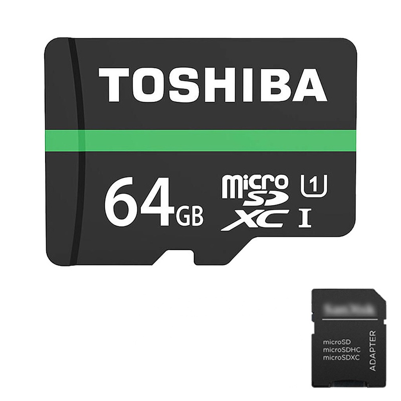 [赠读卡器/SD卡套]东芝(TOSHIBA)TF卡 64GB 80MB/s手机存储卡