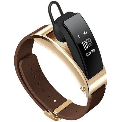 华为Talkband B3智能手环 商务版 (蓝牙耳机与智能手环结合+金属机身+触控屏幕+TPU腕带) 运动版 摩卡棕