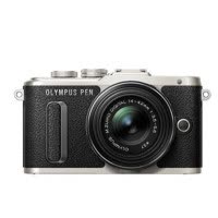 奥林巴斯(OLYMPUS)E-PL8 (14-42EZ,40-150R) 黑色 双镜头套机 微单相机