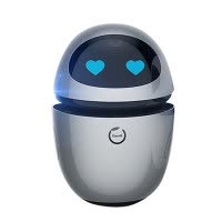 Gowild公子小白八核版情感智能机器人高科技语音二代升级版 科技银