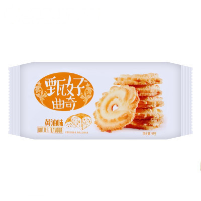 好吃点 饼干 零食 甄好曲奇93g(黄油味)