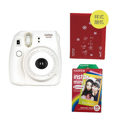 富士(FUJIFILM)趣奇(checky)拍立得 instax mini8 白色 套机