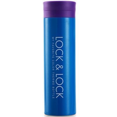 乐扣乐扣(Lock&Lock)便携情侣杯 茶隔马克不锈钢保温保冷杯350ml 蓝色 深蓝色