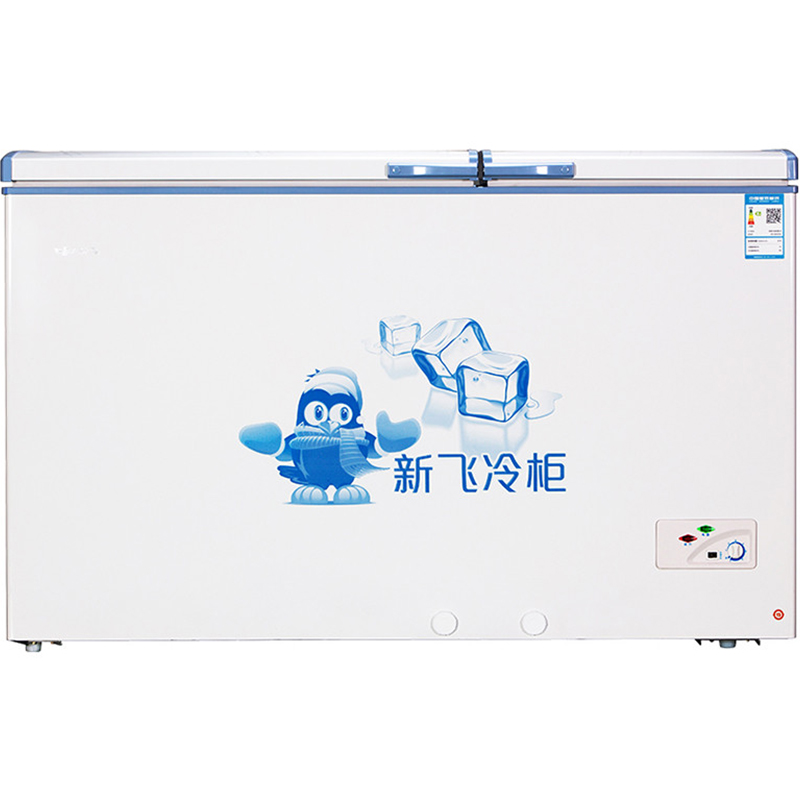 新飞(Frestec)BCD-288AHST8A 288升卧式双温柜 冷冻冷藏 家用/商用 静音节能 三宽设计(乳白色)