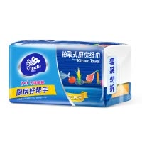维达(Vinda) 厨房干湿体验装(厨房湿巾1包+厨房抽纸1包) 厨房用纸(本品为试用装,请勿购买)