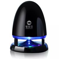 宅宝贝 Q1桌面音响小电脑音箱 迷你低音炮扩音器 台式多媒体喇叭小钢炮扬声器 有线版黑色