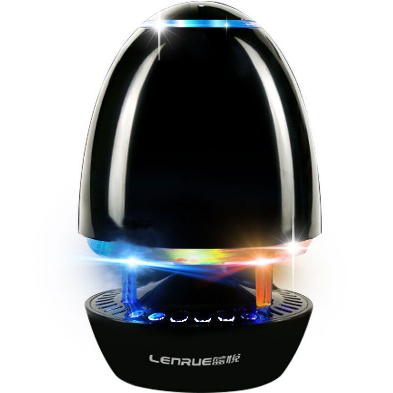 LEnRuE/蓝悦N30无线蓝牙迷你音箱 便携户外小音响台式电脑音箱手机插卡低音炮 迷你组合音响 黑蓝色 【自营】