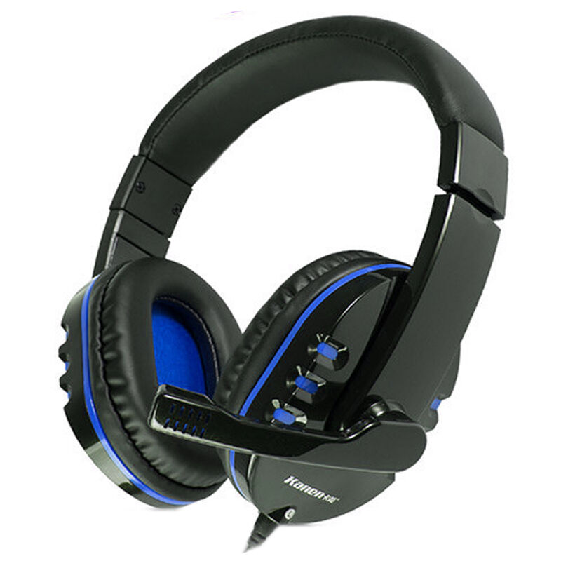 kanen/卡能 KM-790 电脑头戴式耳机游戏耳麦带话筒专业电竞降噪耳放音乐线控耳机麦克风支持手机放歌 黑红【自营】