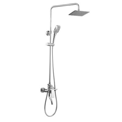 JOMOO九牧 淋浴花洒套装不锈钢超薄顶喷增压手持喷头36335