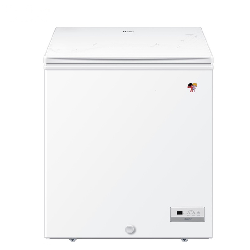海尔(Haier)BC/BD-142HEF 142升智能家用冰柜 超薄电子温控 电脑控温 冷藏冷冻转换柜 冷柜 节能单温