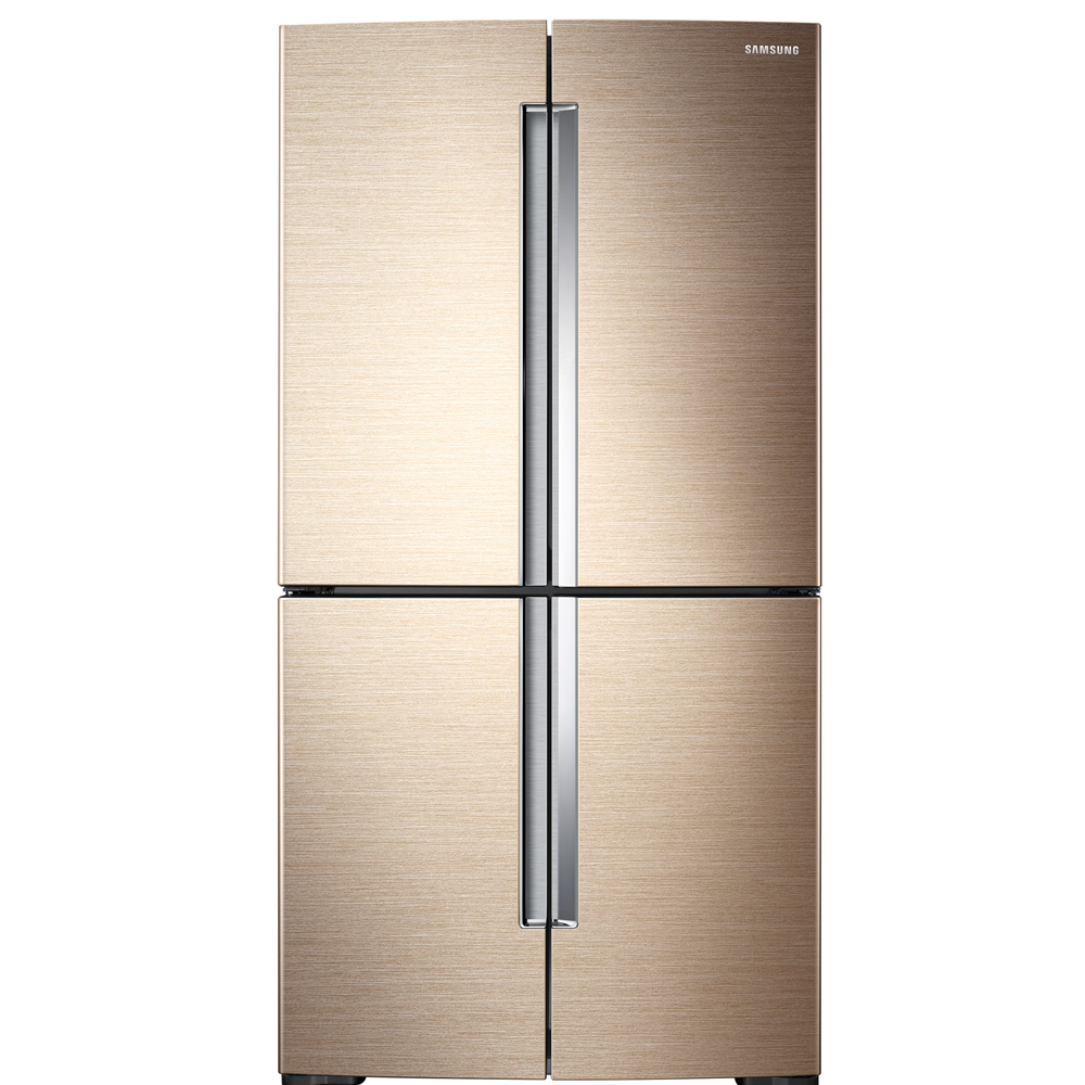 三星(SAMSUNG)RF66M9061X7/SC 662升十字多门冰箱 十字对开结构 精致保鲜 人性智能 ( 麦纹金)