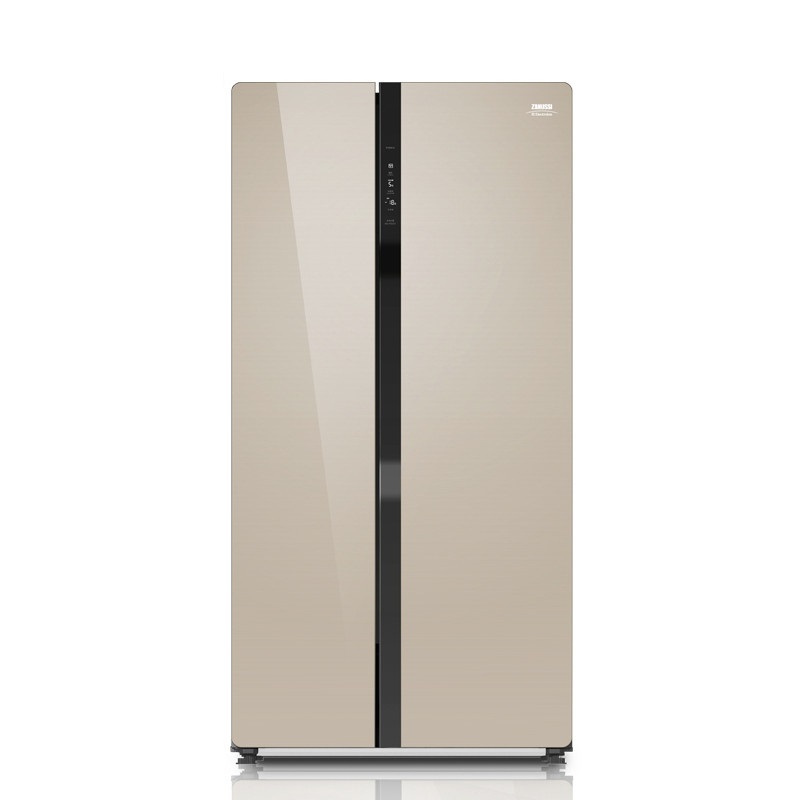 扎努西·伊莱克斯/ZANUSSI ZSE4362YGB 436升金色玻璃变频风冷对开门冰箱