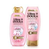 淳萃(UltraDOUX)水舞樱花柔顺莹亮洗发水400ml+护发素400ml超值套装